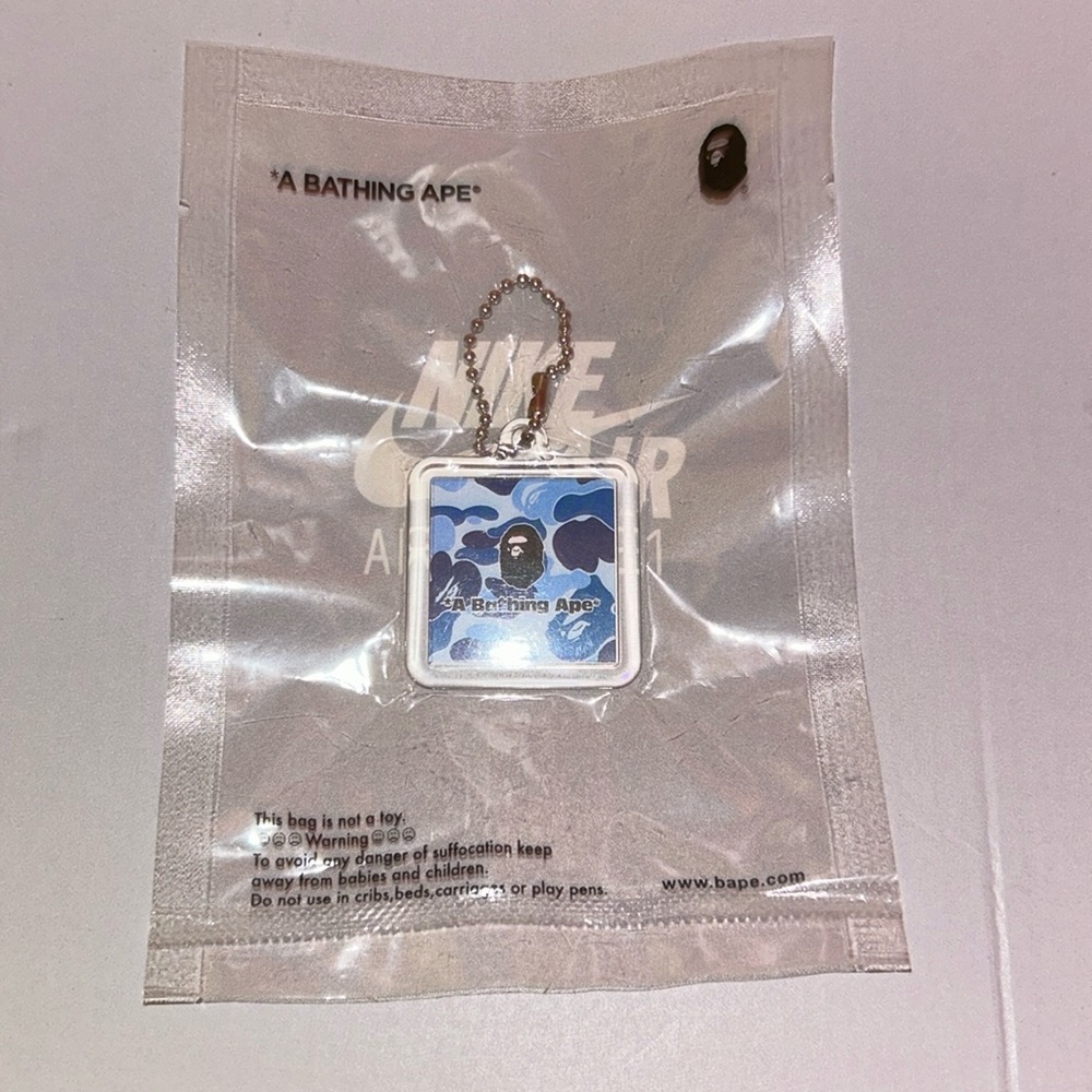 Bape key key chain